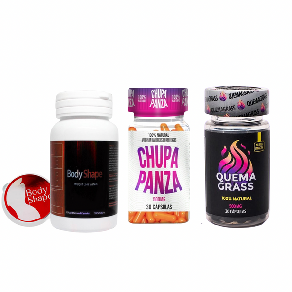 Kit para Extremos - Chupa Panza + Body Shape + Quemagrass