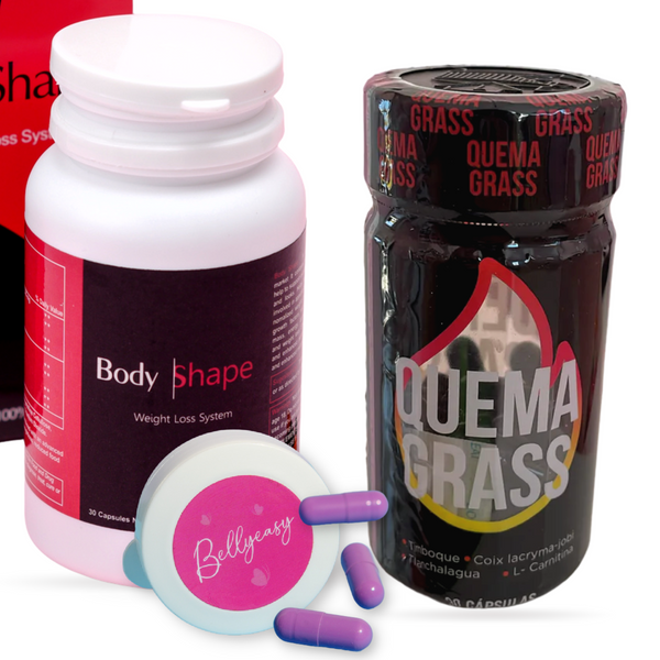 Kit Body Shape + Belly Easy + Quemagrass