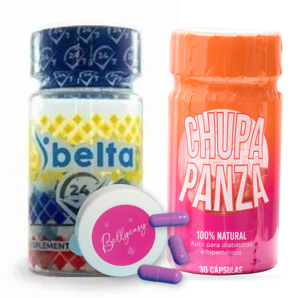 Kit Abdomen Chupa Panza + Belly Easy + Sbelta